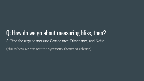 how do we measure bliss