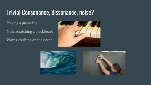 consonance dissonance noise
